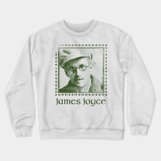 James Joyce // Retro Faded Style Fan Design Crewneck Sweatshirt